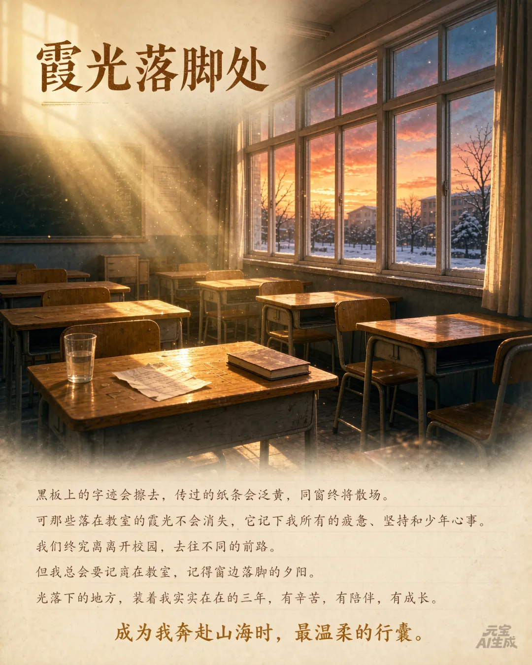中考满分作文:霞光落脚处-第5张图片-四季读书网 中考满分作文:霞光落脚处-第5张图片-四季读书网