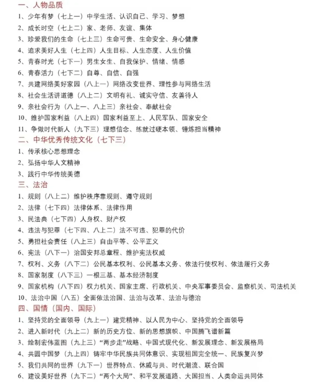 新教材 道德与法治 中考复习资料开始准备了-第1张图片-四季读书网 新教材 道德与法治 中考复习资料开始准备了-第1张图片-四季读书网