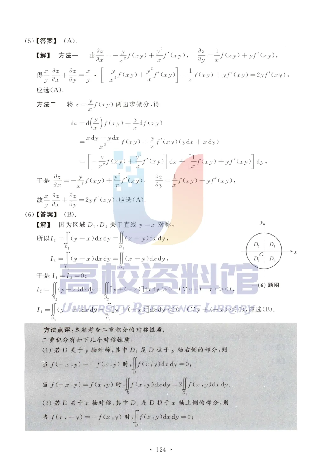 【考研真题】2013年考研数学(二)真题及答案解析-第8张图片-四季读书网 【考研真题】2013年考研数学(二)真题及答案解析-第8张图片-四季读书网