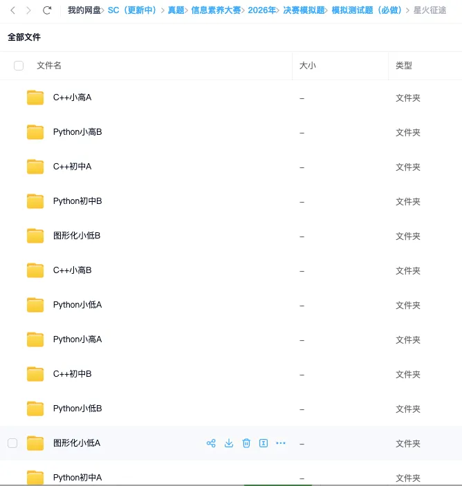 官方模拟测试真题 | 2026年全国青少年信息素养大赛汇总(决赛参赛密码已显示)-第4张图片-四季读书网