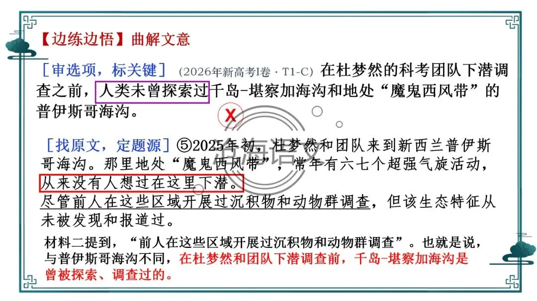 【信息类文本】以高考真题为例:追溯“命题路径”,避开“干扰陷阱”——信息类文本选择题设误-第13张图片-四季读书网 【信息类文本】以高考真题为例:追溯“命题路径”,避开“干扰陷阱”——信息类文本选择题设误-第13张图片-四季读书网