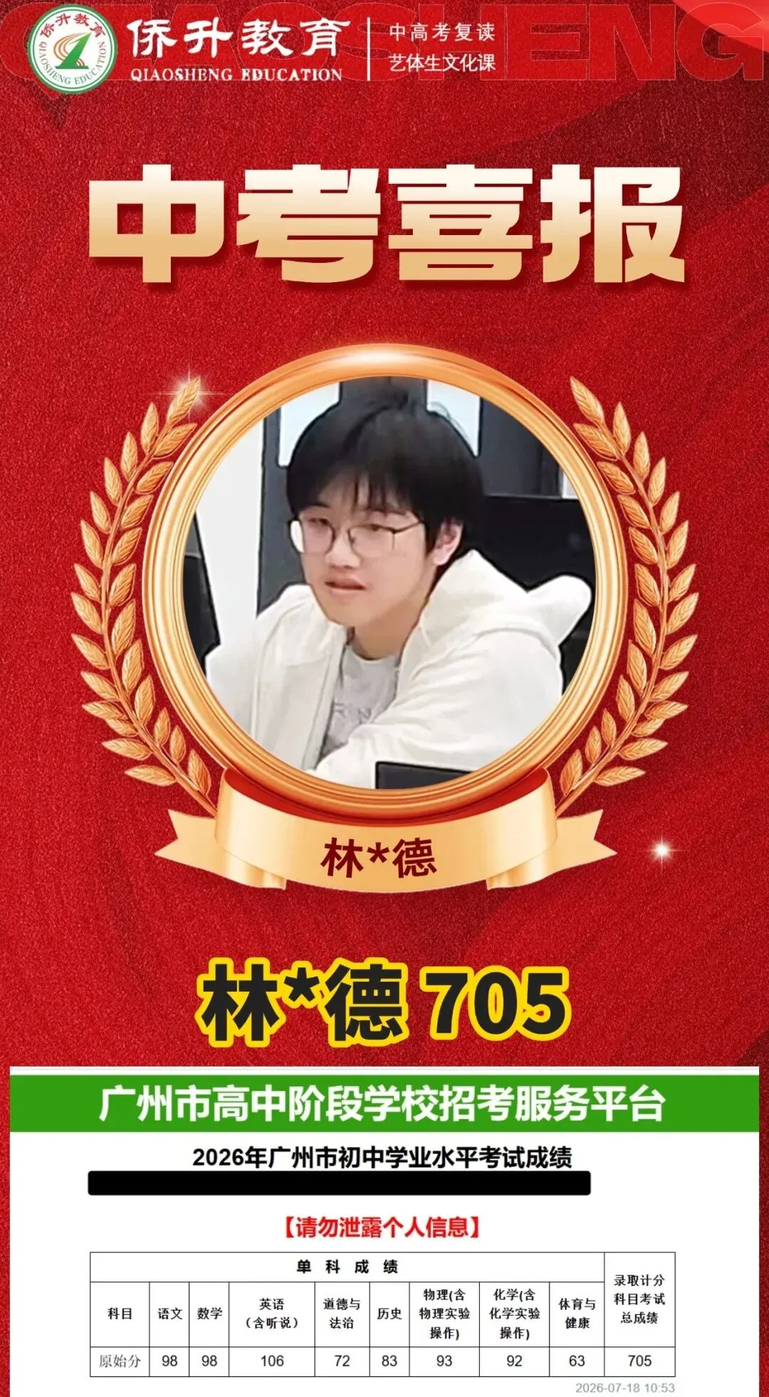 中考复读机构怎么选?广州侨升复读学校中考复读班招生简章-第12张图片-四季读书网
