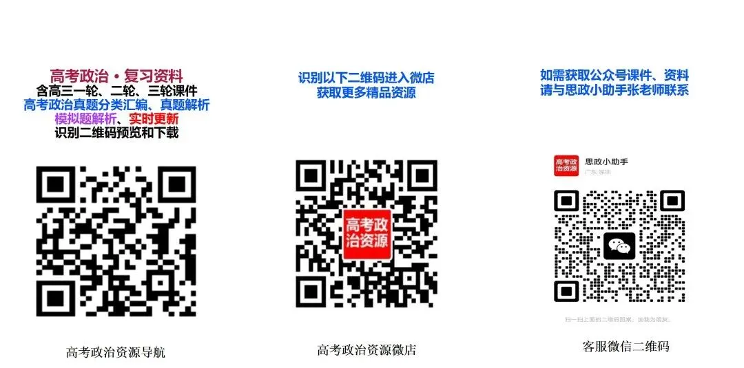 2026年高考政治真题分类汇编(7本书22个专题按单元分类)(节选自20省市13套题)-第36张图片-四季读书网