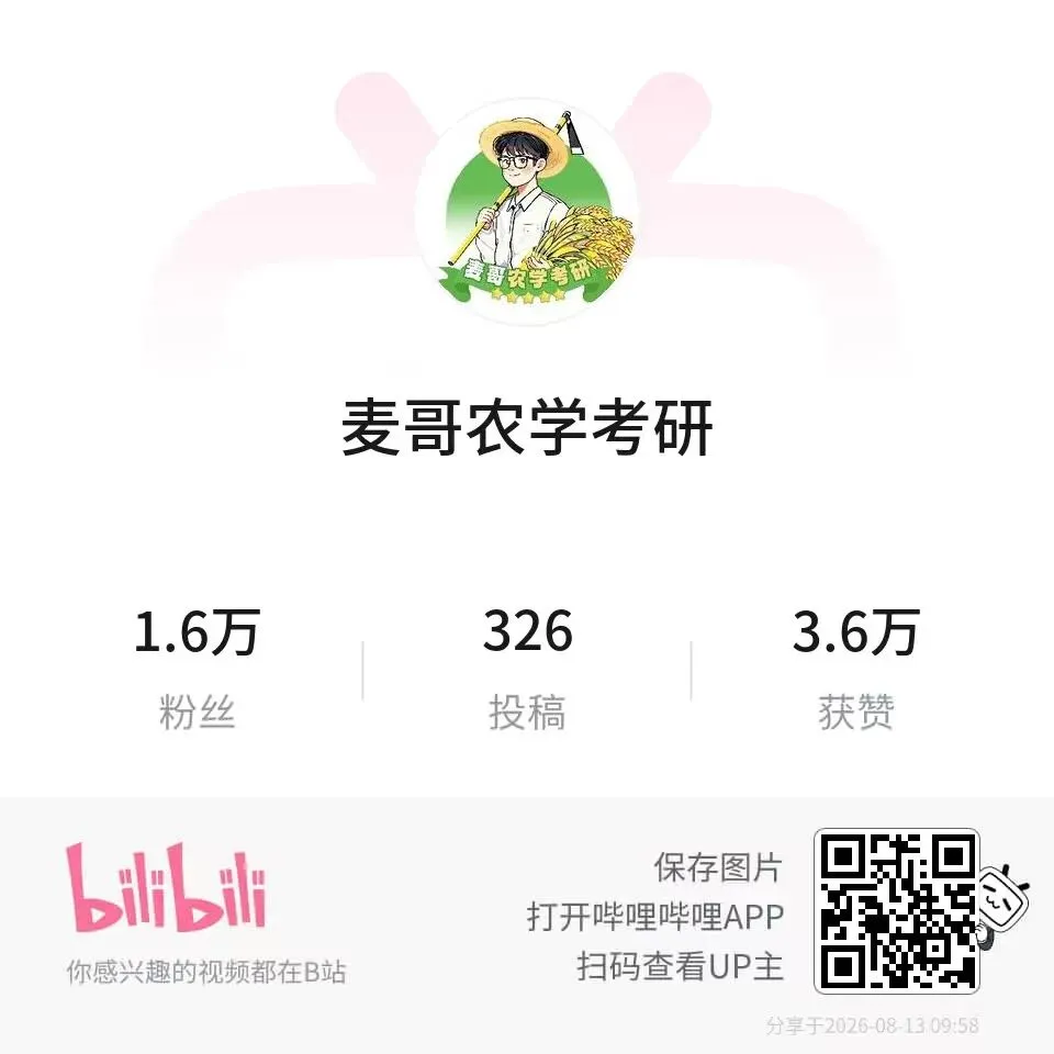 农学一轮摸底模考来了!免费测试~-第13张图片-四季读书网