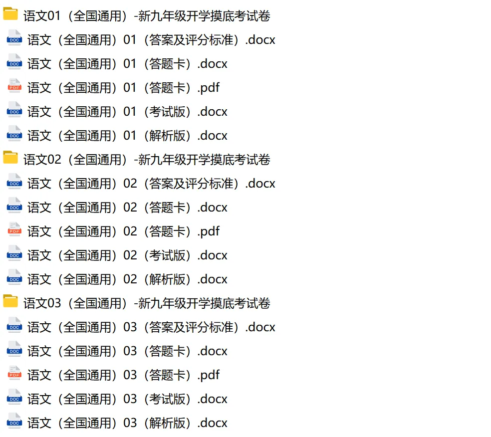 免费领 新九年级语文上册入学分班模拟考试卷-第5张图片-四季读书网 免费领 新九年级语文上册入学分班模拟考试卷-第5张图片-四季读书网