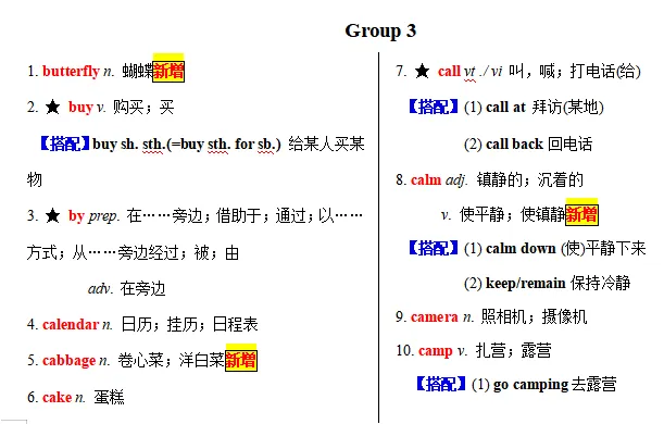 搞定中考必备1600词----Day3-第7张图片-四季读书网 搞定中考必备1600词----Day3-第7张图片-四季读书网