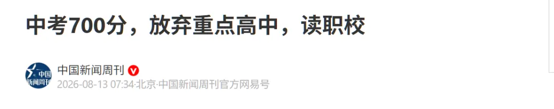 中考700分进职校:国内职教进入认可期,而欧洲的职业教育已经走了100年-第1张图片-四季读书网