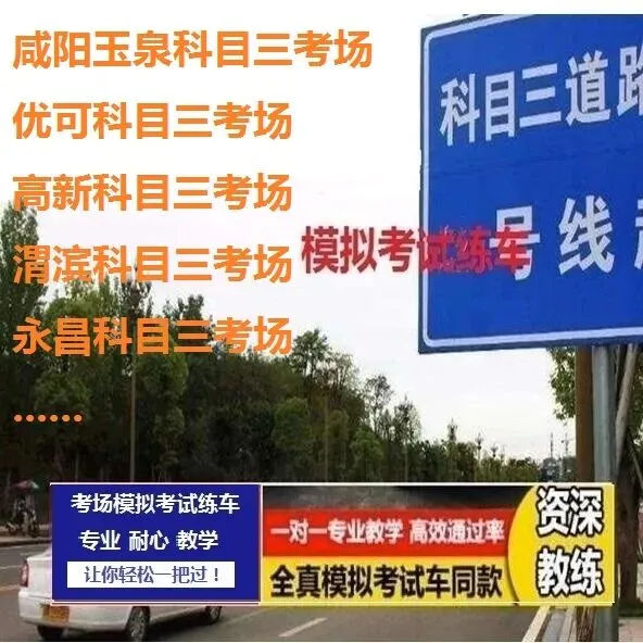 咸阳渭城科目二科目三考场考试视频专业讲解模拟练车新手陪练详细教学-第10张图片-四季读书网