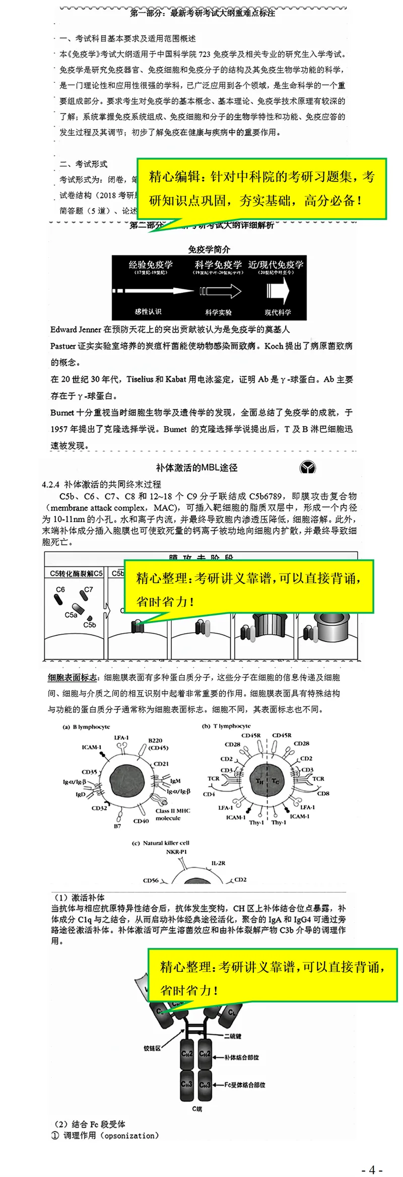 2027中国科学院大学723免疫学考研真题笔记习题集考研讲义-第6张图片-四季读书网 2027中国科学院大学723免疫学考研真题笔记习题集考研讲义-第6张图片-四季读书网