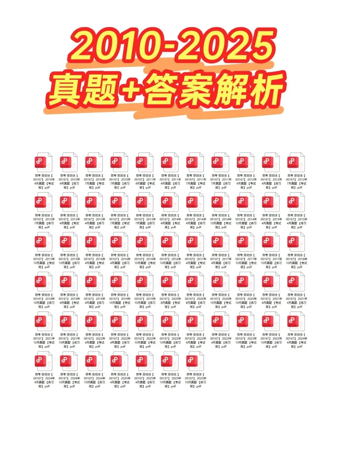 自考00167劳动法历年真题,五色笔记,考前十页纸,知识点手册,核心讲义,核心母题,黄金考点,思维导图备考资料新大纲刷题库软件-第3张图片-四季读书网