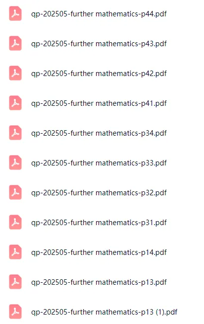 最新版alevel进阶数学真题,pdf电子版,免费领取,有答案哦~-第3张图片-四季读书网