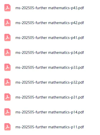 最新版alevel进阶数学真题,pdf电子版,免费领取,有答案哦~-第4张图片-四季读书网