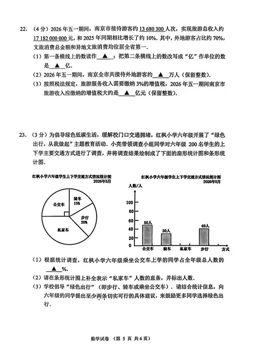 建邺、栖霞已考完!各区分班考考了啥?真题抢先看!-第13张图片-四季读书网 建邺、栖霞已考完!各区分班考考了啥?真题抢先看!-第13张图片-四季读书网