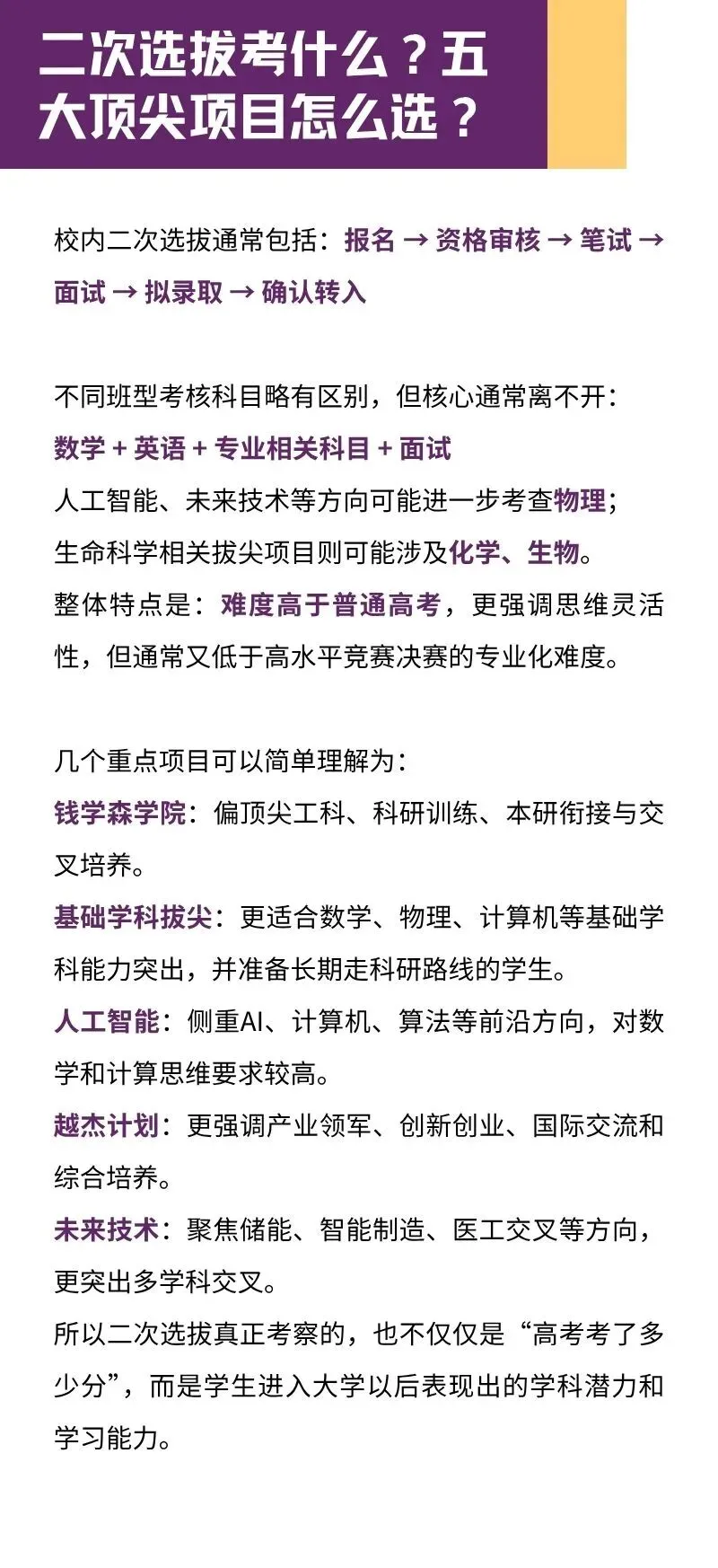 免中考、高考低门槛!西安交大少年班全流程解读,入校还能二次冲顶尖班!-第6张图片-四季读书网
