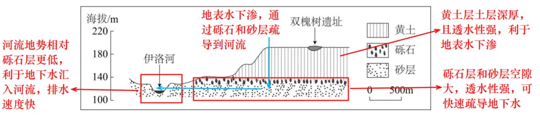 【真题拆解】2026年西北卷那道“地层结构与地下径流的关系”的题-第2张图片-四季读书网