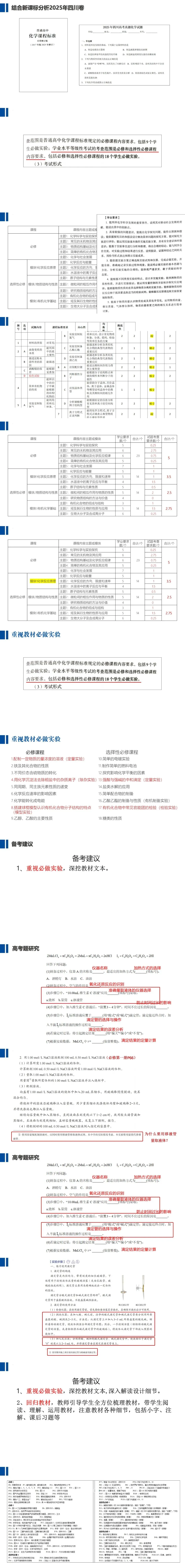 高考化学真题分析:命题规律与备考建议-第1张图片-四季读书网