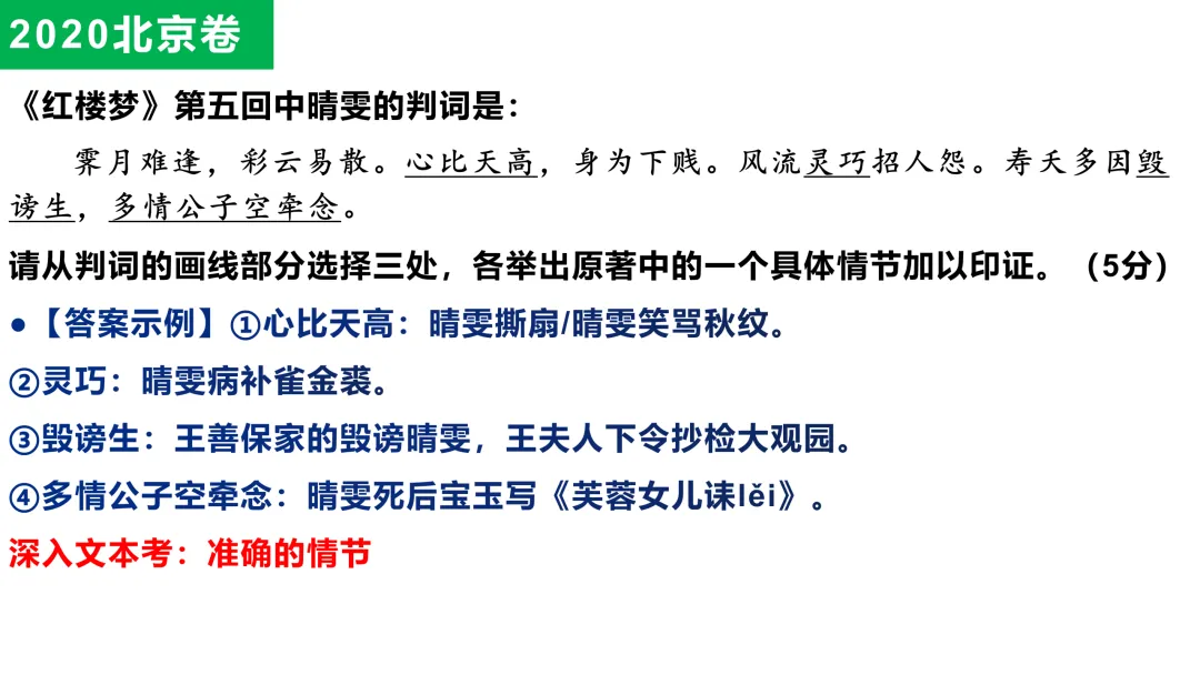 《红楼梦》相关历年高考语文真题-第3张图片-四季读书网