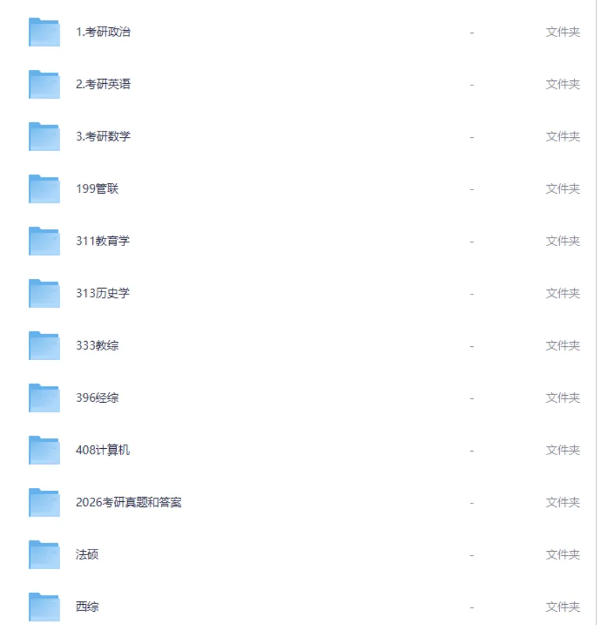 2027 考研备考资料|1986–2026 考研真题试卷及参考答案合集(公共课 + 联考统考专业课)-第2张图片-四季读书网