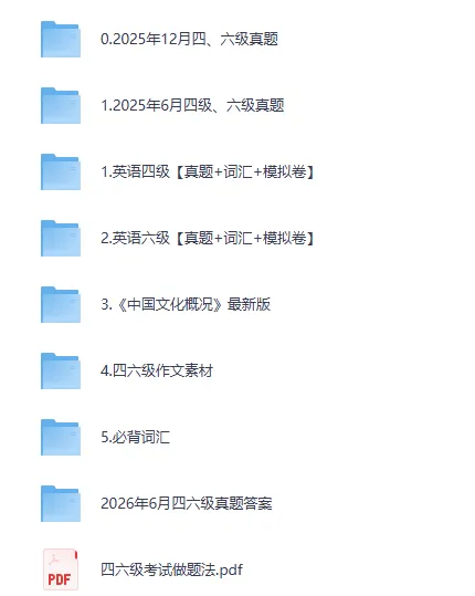 1989-2026年大学英语四六级真题及答案汇总【历年真题试卷及参考答案】-第1张图片-四季读书网