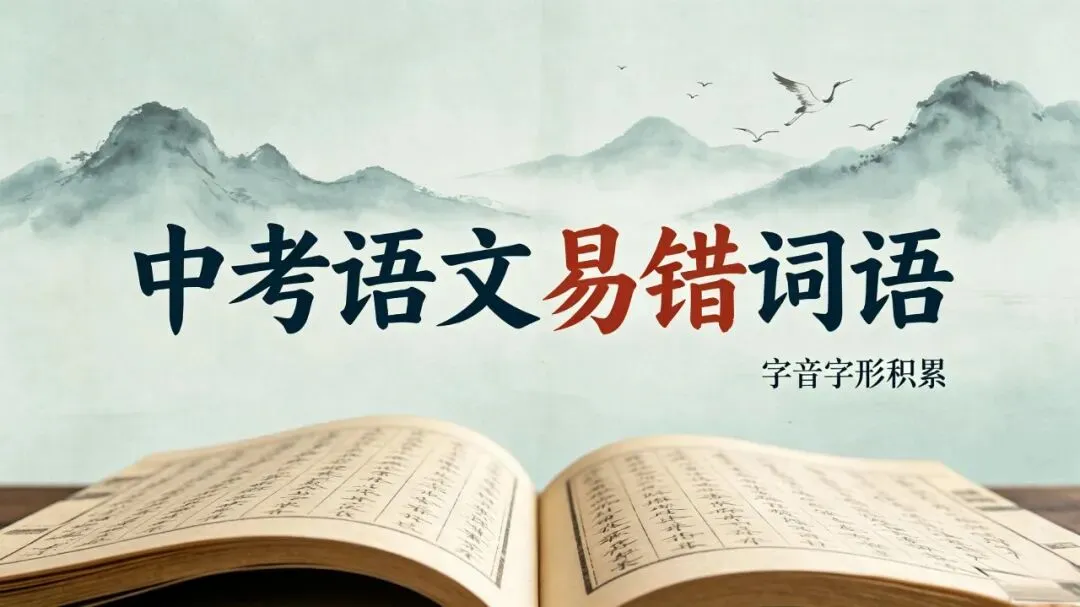 这 10 个词语,中考常考但总有人写错——附字理+例句,一看就懂(二)-第1张图片-四季读书网 这 10 个词语,中考常考但总有人写错——附字理+例句,一看就懂(二)-第1张图片-四季读书网