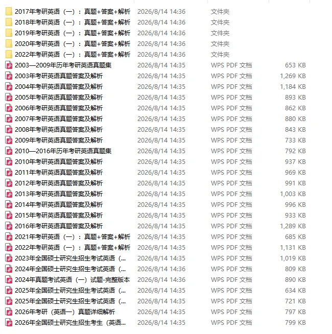2003-2026考研英语一真题试卷答案及解析!-第2张图片-四季读书网 2003-2026考研英语一真题试卷答案及解析!-第2张图片-四季读书网