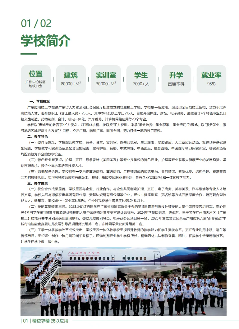 中考分数200~400分可读丨广东应用技工学校2026年招生简章-第2张图片-四季读书网
