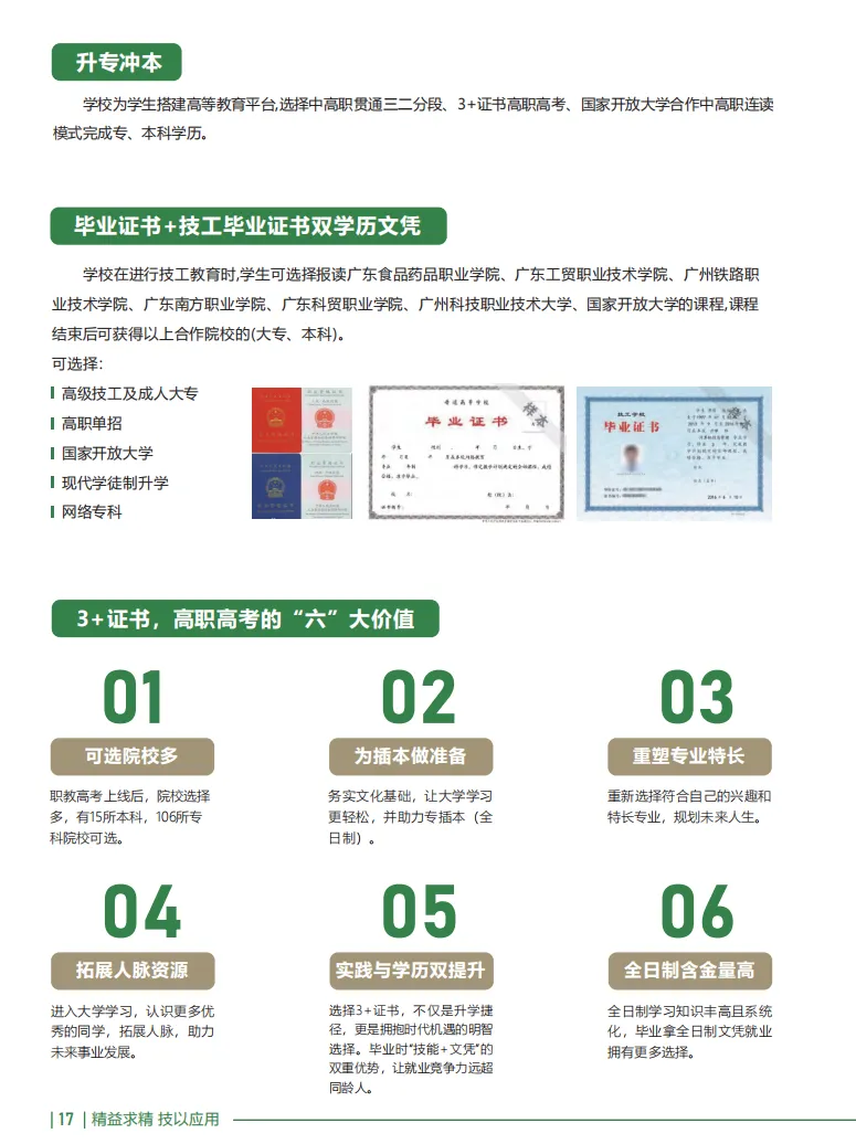 中考分数200~400分可读丨广东应用技工学校2026年招生简章-第17张图片-四季读书网
