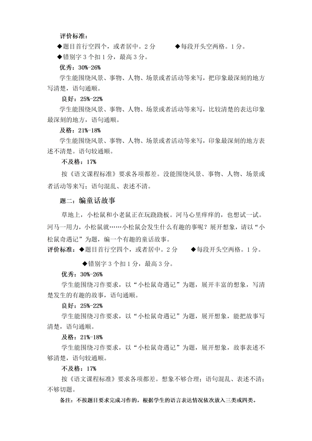 【三·上语文】济南某区语文试卷:期末原题-两份(2021-2022学年第一学期)-第6张图片-四季读书网 【三·上语文】济南某区语文试卷:期末原题-两份(2021-2022学年第一学期)-第6张图片-四季读书网