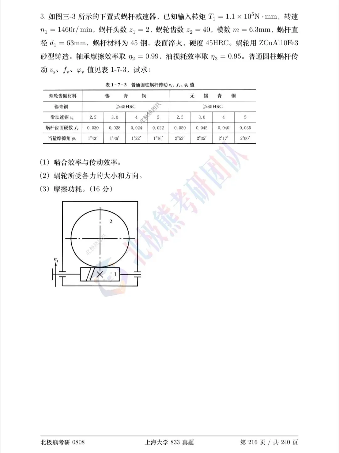 上海大学机械考研2024年833真题分享-第6张图片-四季读书网 上海大学机械考研2024年833真题分享-第6张图片-四季读书网