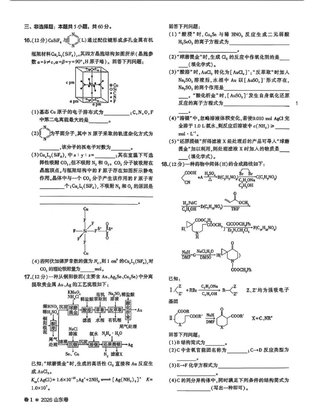 2026年山东高考真题及官方答案(9科全)-第223张图片-四季读书网 2026年山东高考真题及官方答案(9科全)-第223张图片-四季读书网