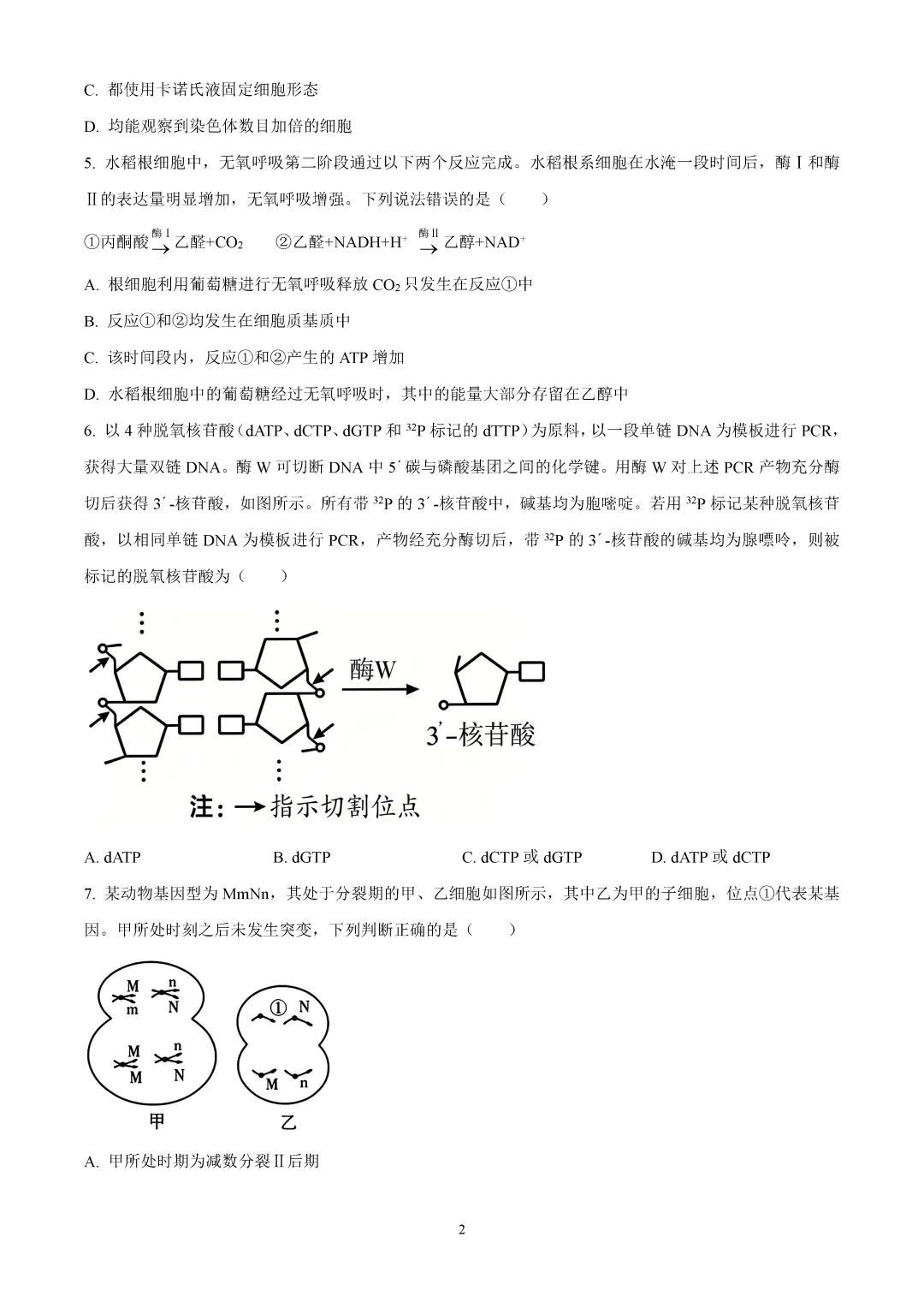 2026年山东高考真题及官方答案(9科全)-第228张图片-四季读书网 2026年山东高考真题及官方答案(9科全)-第228张图片-四季读书网