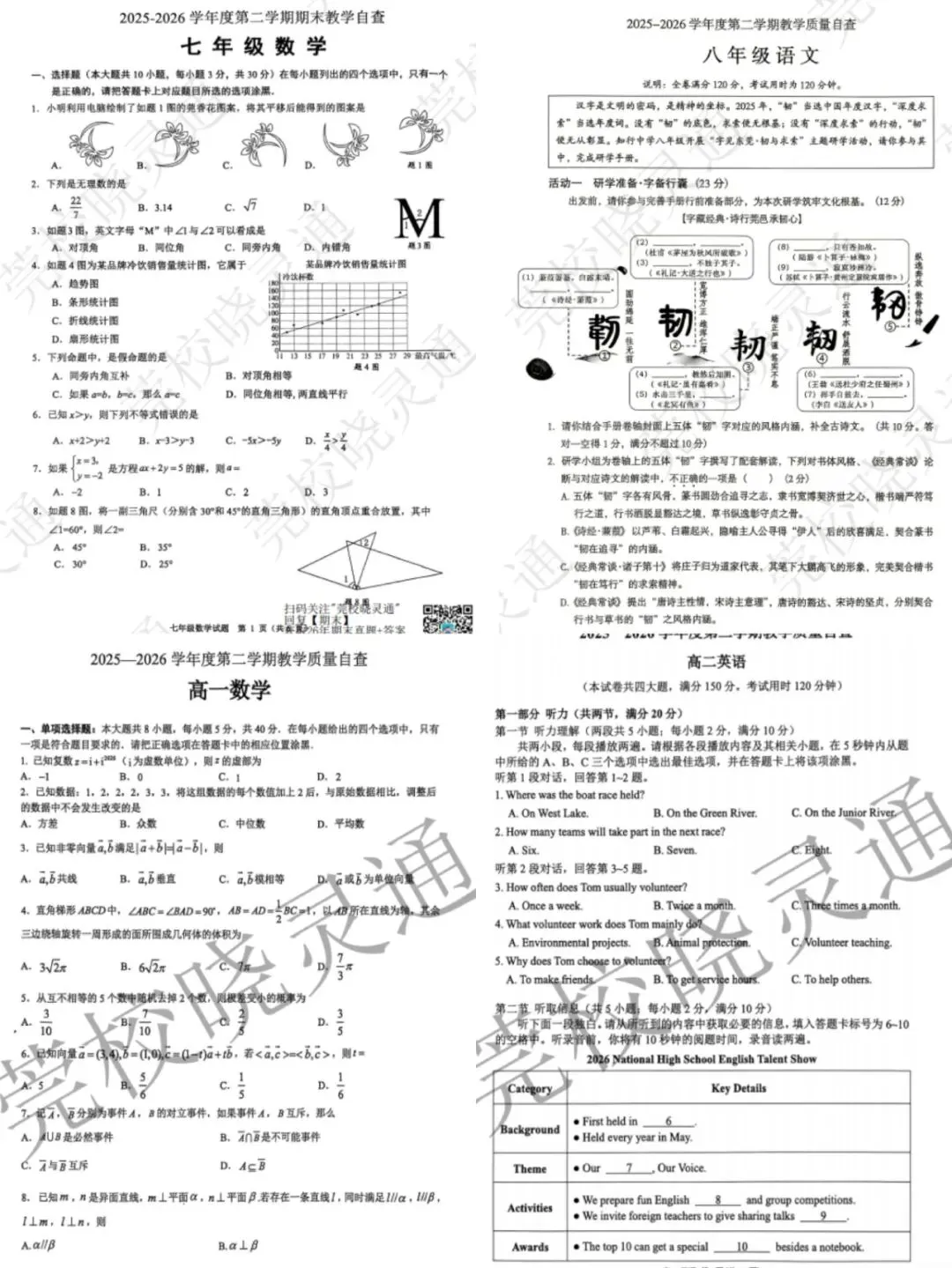 速存!莞中、松莞、东华等名校真题+解析!-第9张图片-四季读书网 速存!莞中、松莞、东华等名校真题+解析!-第9张图片-四季读书网