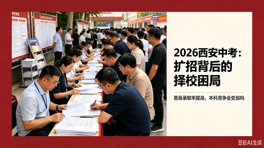 2026西安中考数据背后:普高扩招了,家长为什么更焦虑?优质教育依旧稀缺-第7张图片-四季读书网 2026西安中考数据背后:普高扩招了,家长为什么更焦虑?优质教育依旧稀缺-第7张图片-四季读书网