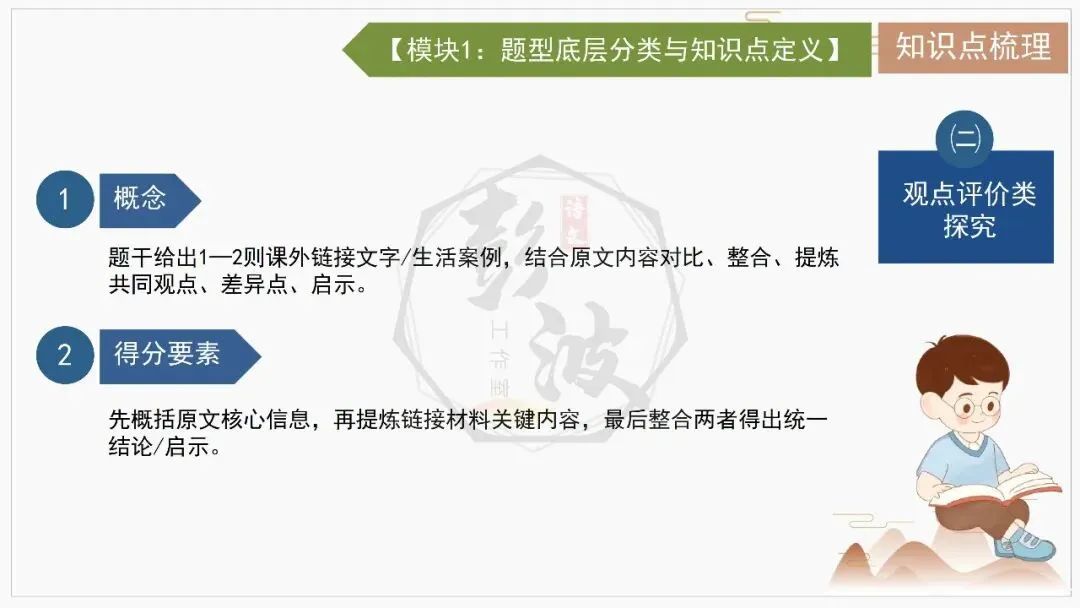 【中考专项-说明文阅读9讲】课件+文本+例文实战-09拓展探究、观点表达、生活联系运用(5元)-第9张图片-四季读书网