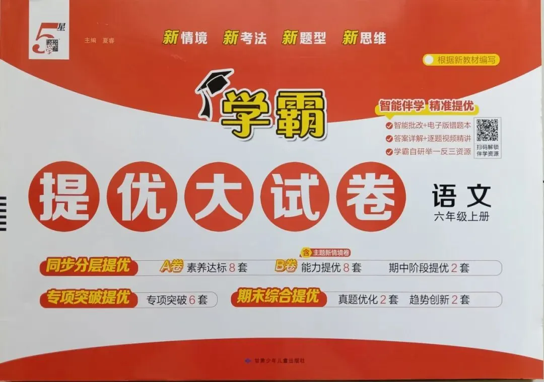 新书到货 小学五星学霸提优大试卷-第11张图片-四季读书网