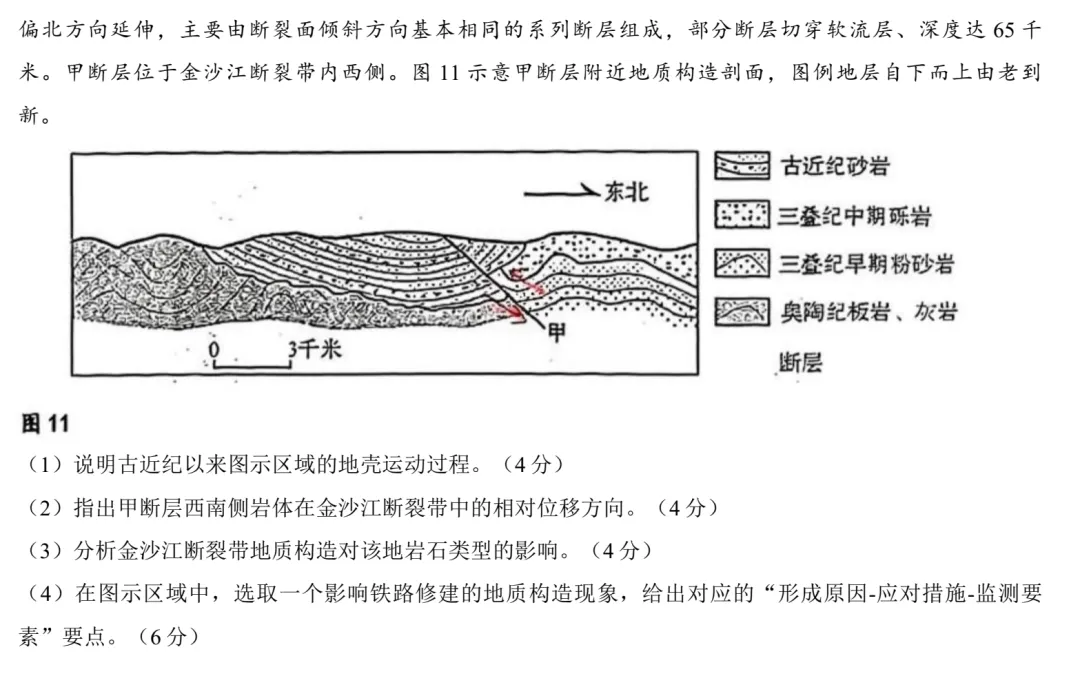 2026年高考四川卷地理高考真题(网络版,可下载)-第6张图片-四季读书网 2026年高考四川卷地理高考真题(网络版,可下载)-第6张图片-四季读书网