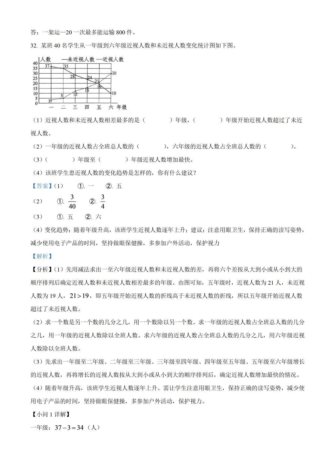 深圳市龙岗区五年级数学期末复习试卷及答案(2026.6)-第23张图片-四季读书网