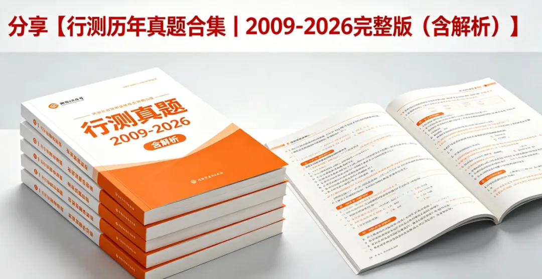 分享【行测历年真题合集|2009-2026完整版(含解析)】-第1张图片-四季读书网 分享【行测历年真题合集|2009-2026完整版(含解析)】-第1张图片-四季读书网