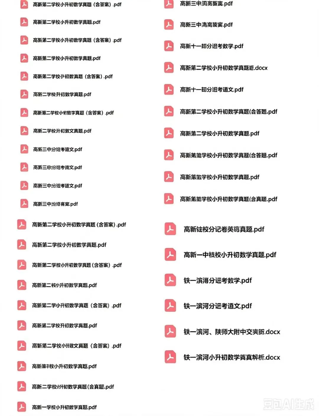 别忽视新初一分班考!西安五大及二类历年真题整理好了-第8张图片-四季读书网