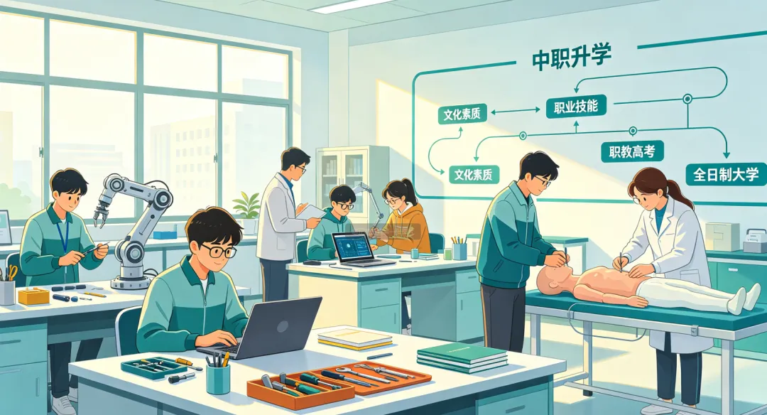 中考五五分流别慌!2026 中职不是退路,是逆袭黄金赛道-第2张图片-四季读书网