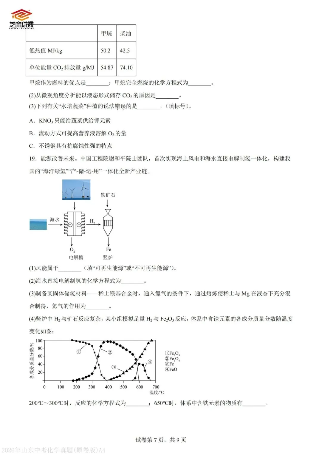 2026年青岛中考化学真题VS省统考化学真题-第25张图片-四季读书网
