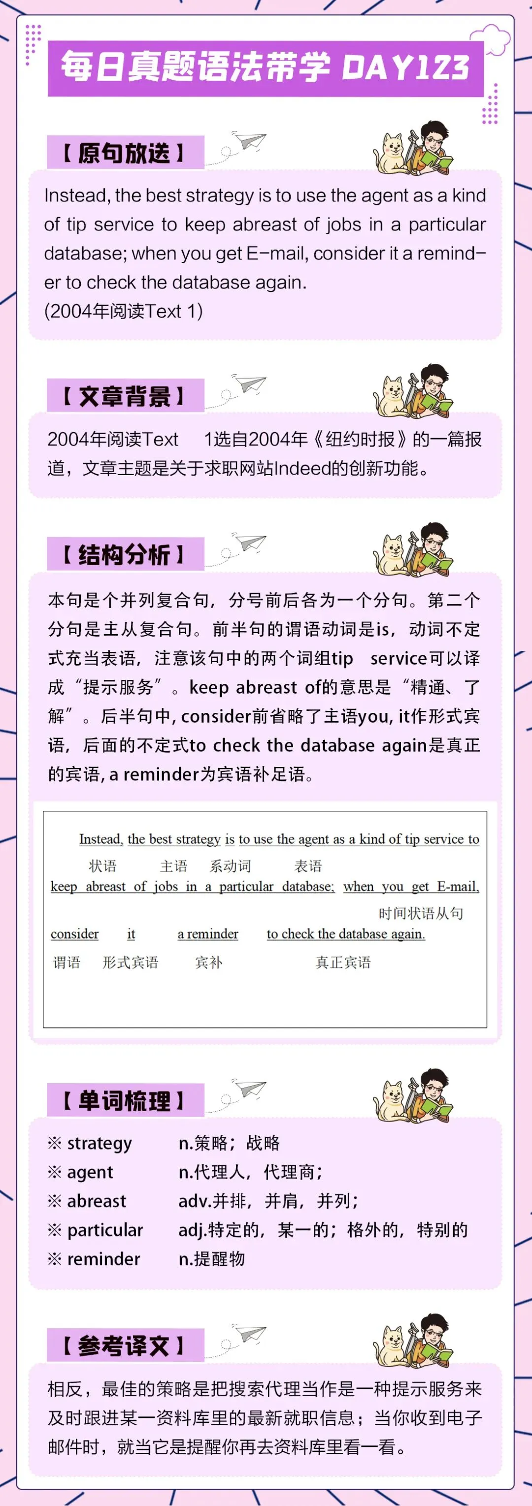 晓艳考研真题语法带学DAY123!粗粝能甘,纷华不染.-第4张图片-四季读书网