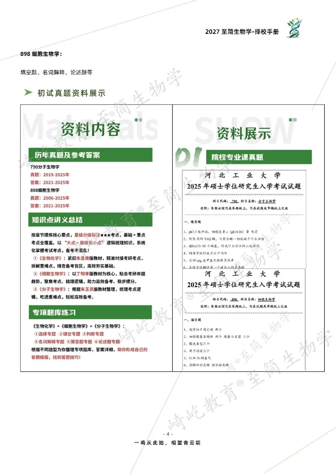 2027考研 河北工业大学790分子生物学898细胞生物学考研真题资料 近三年数据+2006-2025真题资料(免费分享25年)-第12张图片-四季读书网 2027考研 河北工业大学790分子生物学898细胞生物学考研真题资料 近三年数据+2006-2025真题资料(免费分享25年)-第12张图片-四季读书网