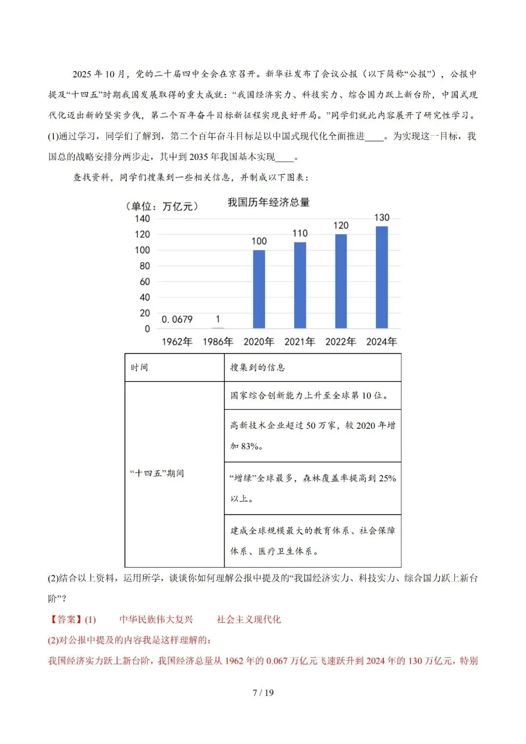 2026上海中考道法一模、二模卷+历史一模分类汇编-第24张图片-四季读书网 2026上海中考道法一模、二模卷+历史一模分类汇编-第24张图片-四季读书网