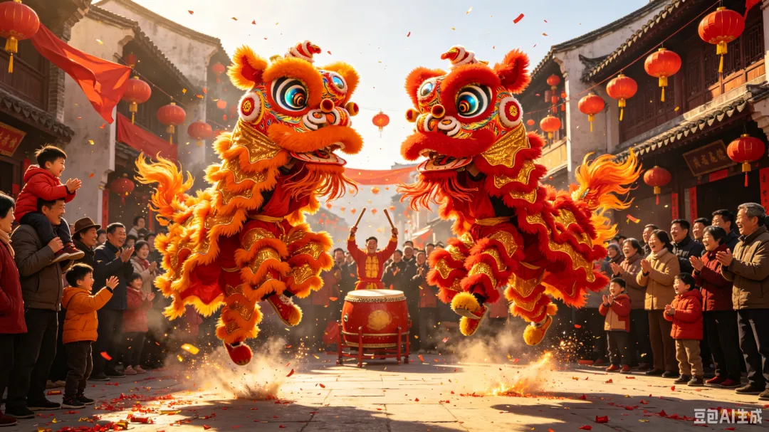 中考满分作文:一眼惊鸿观舞狮-第4张图片-四季读书网