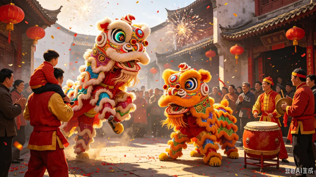 中考满分作文:一眼惊鸿观舞狮-第5张图片-四季读书网