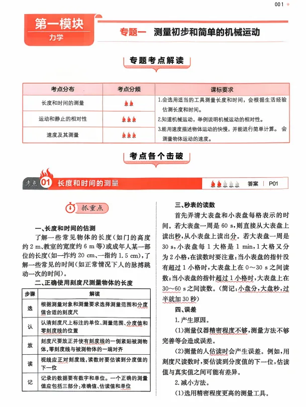 【2026版】初中物理《一本中考训练方案》(含精炼本+答案分析)共七科.PDF——电子版可免费下载-第8张图片-四季读书网