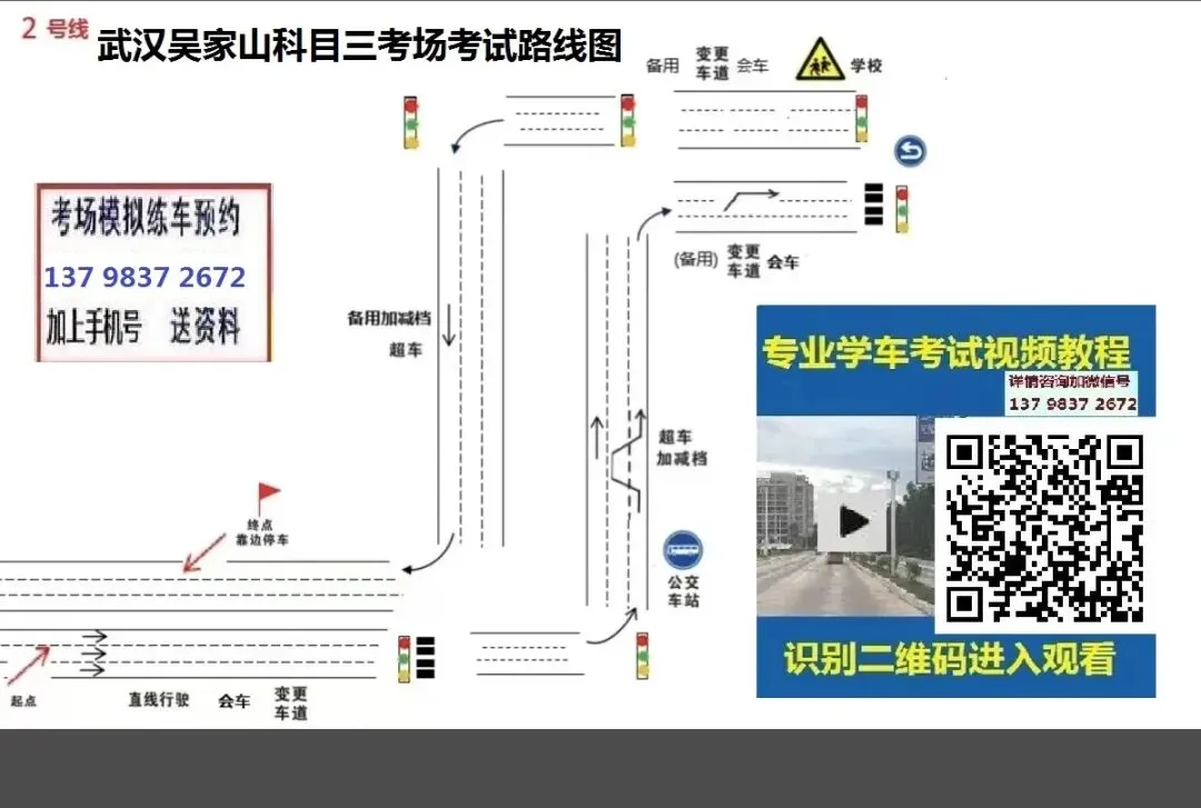 武汉吴家山科目三考场考试视频专业讲解路线图模拟练车新手陪驾教程-第4张图片-四季读书网 武汉吴家山科目三考场考试视频专业讲解路线图模拟练车新手陪驾教程-第4张图片-四季读书网