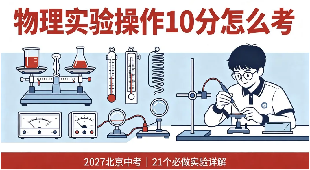 2027中考物理实验操作10分:考什么、怎么练-第1张图片-四季读书网