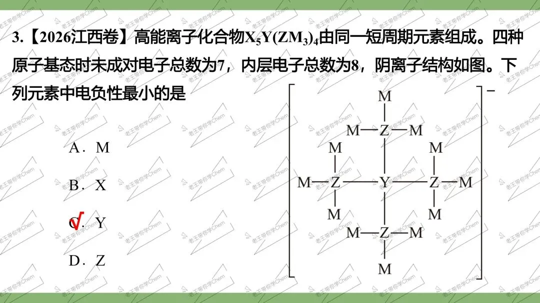 2027高三二轮 真题分类 第7讲 元素推断综合-第7张图片-四季读书网
